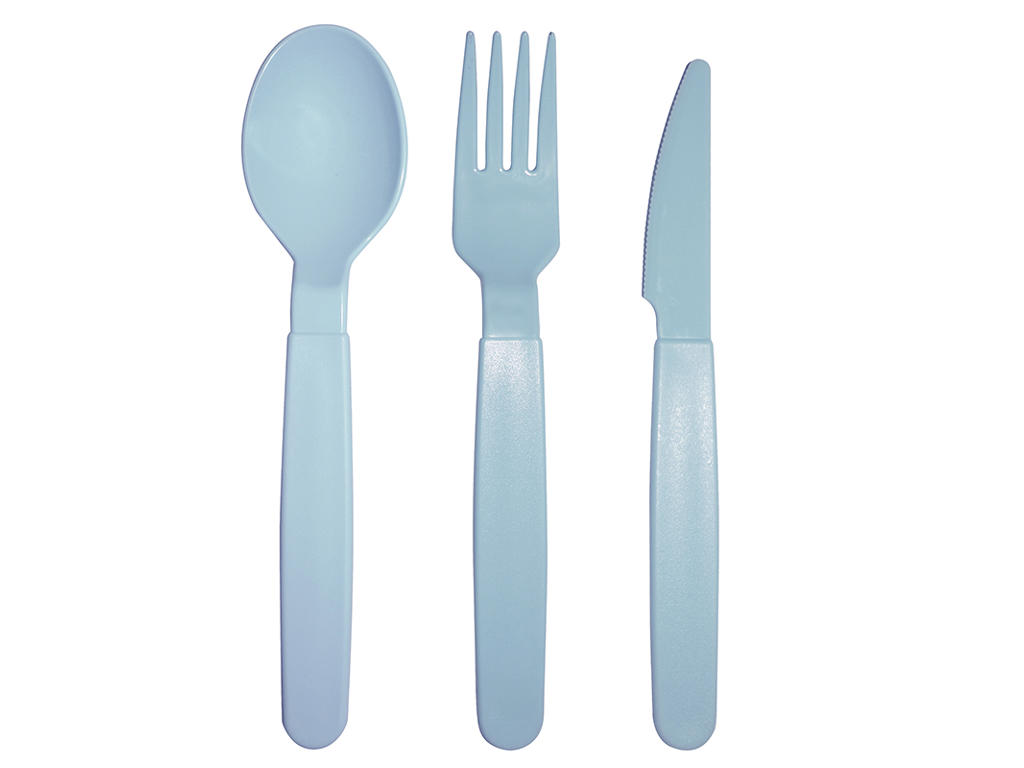 Cutlery set 3 pieces Light blue