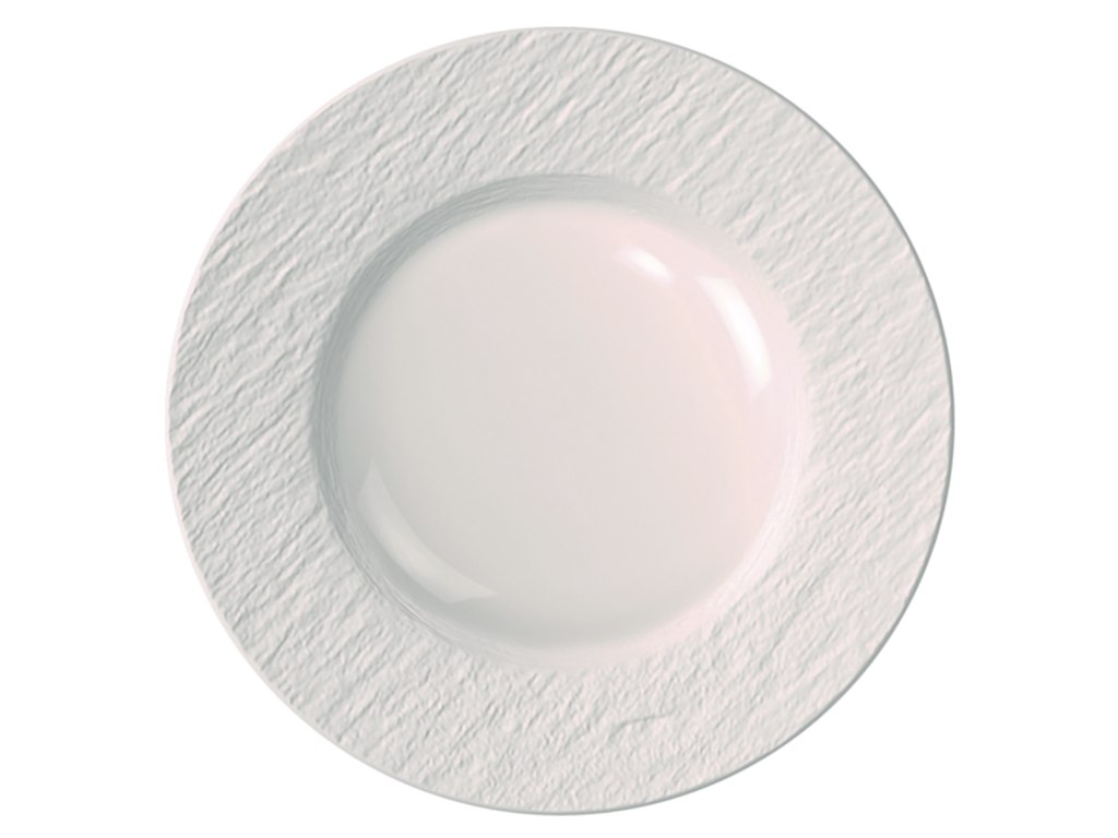 The Rock Glazed Tallerken 27 cm Hvid