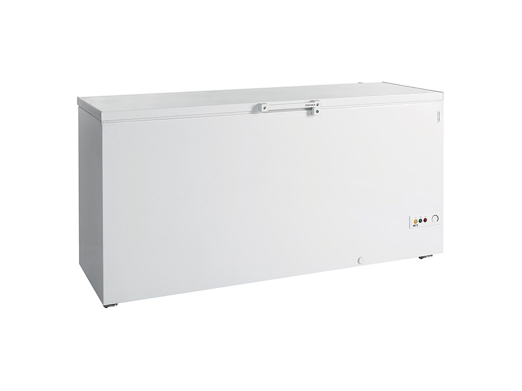 Chest freezer 553 ltr White with wheels and lock