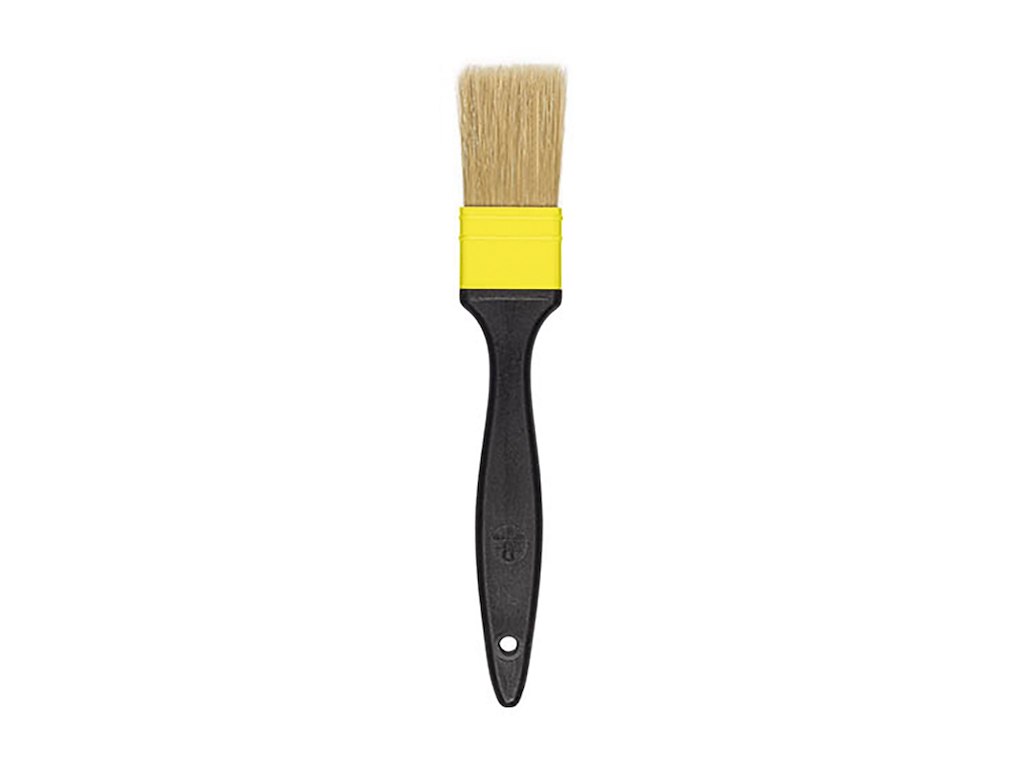 Flat brush 25 mm with plastic handle