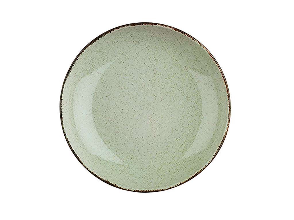 Plate deep Ø 21 cm Pearl green