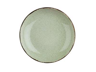 Plate deep Ø 21 cm Pearl green