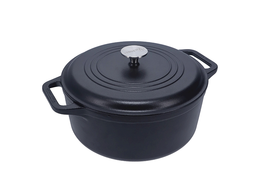 Pot with lid, Ø26 cm, Victoria, cast iron