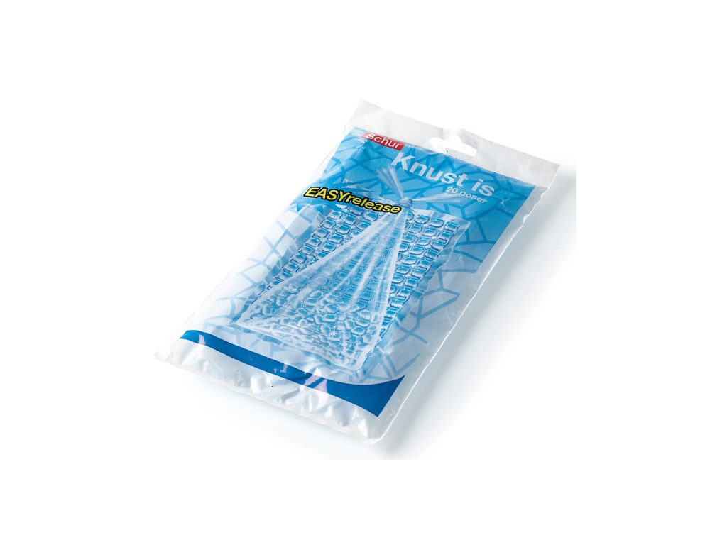Ice bags for crushed ice, 20 bags