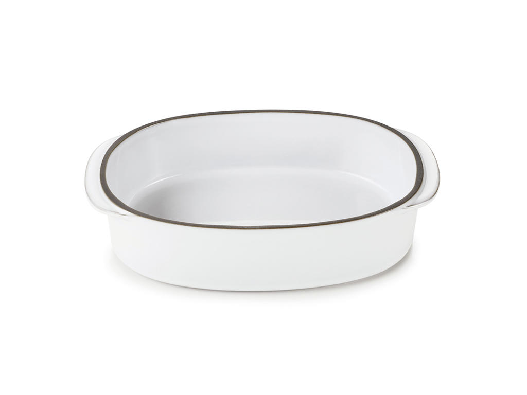 Dish Oval 19x13 cm white Caractere Culinaire