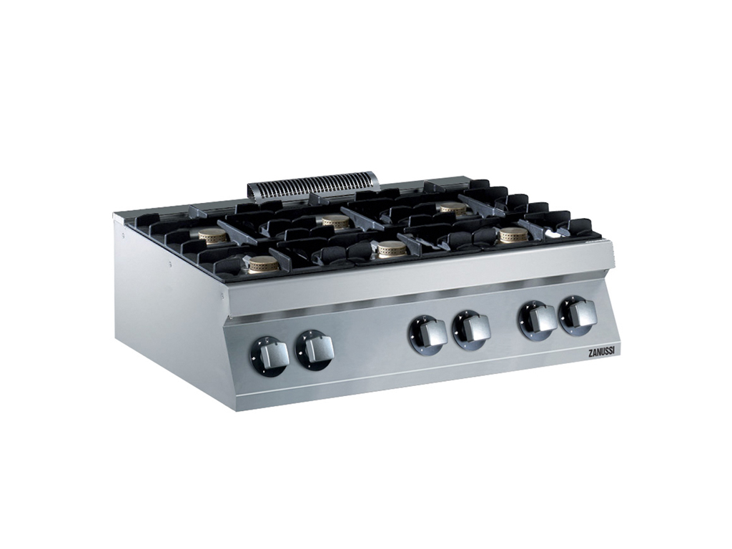 Cooking table 6 burner gas 1200 mm 700
