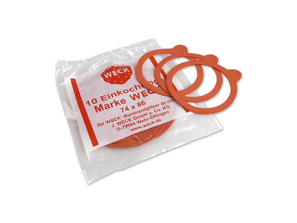 Weck Rubber Ring BRR80 – Pack of 10