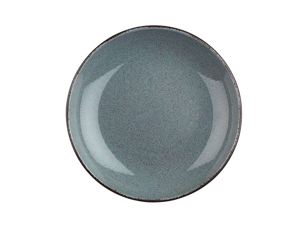 Plate deep Ø 21 cm Pearl blue