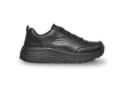 Skechers Max Elite Shoes Leather Black