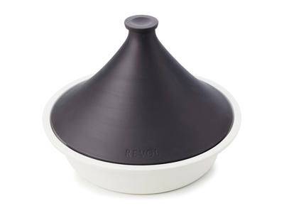 Tagine Ø32 cm Unglazed Black Induction Revolution 2