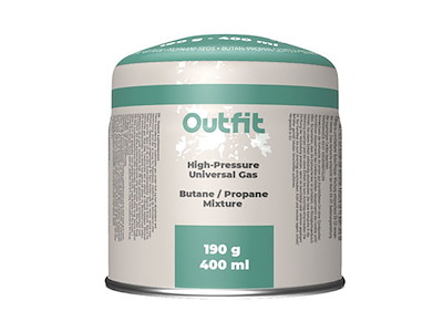 Gas can without thread 190g/400ml