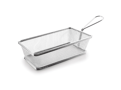 Frying basket Mini rectangle 21x11 cm RF - 1 handle