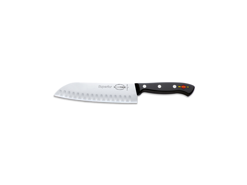 Santoku knife, 18 cm, F. Dick Superior, with air blade