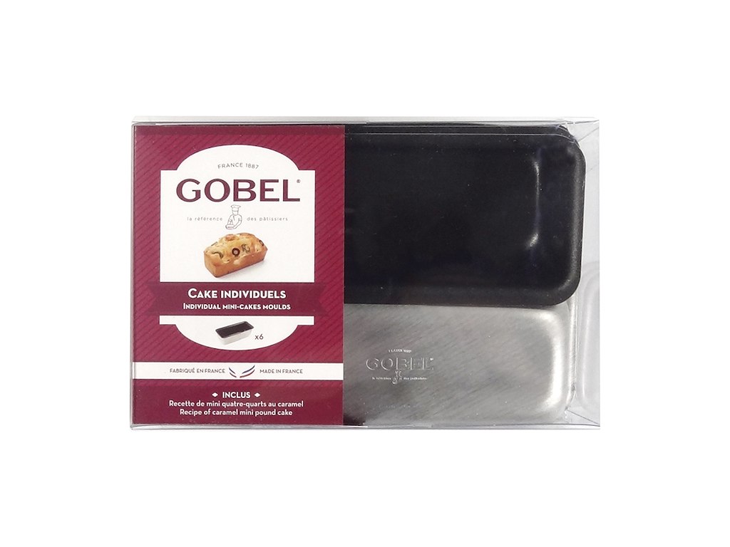 Bread mold mini Non-stick 6 pcs 13x7x8cm