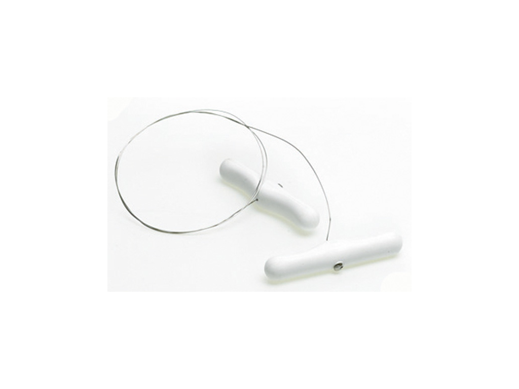 Cheese wire 80 cm with plastic handle - 10 pack