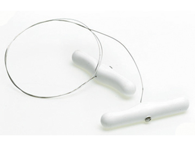 Cheese wire 80 cm with plastic handle - 10 pack