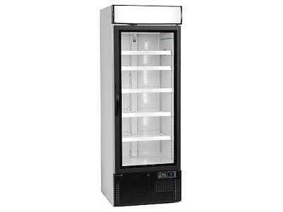 Display refrigerator 412ltr White with light top 2-8
