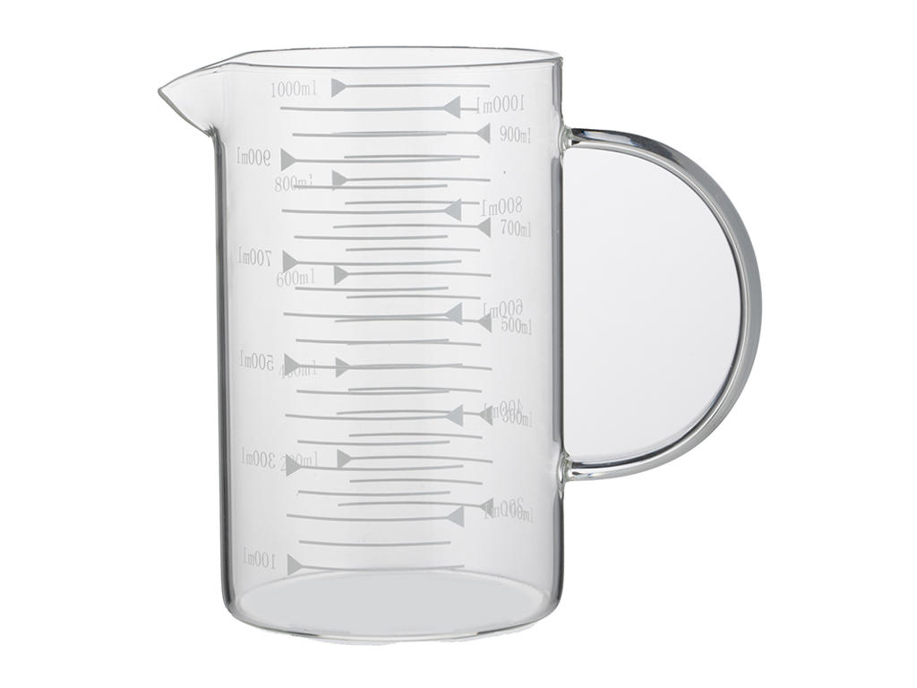 Liter measure 1 ltr. Borosilicate glass