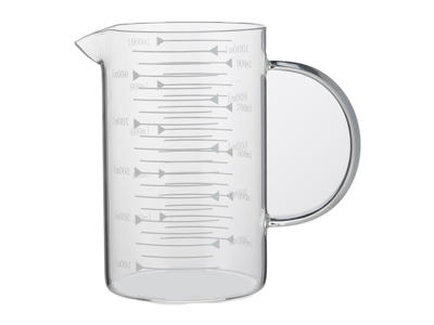 Liter measure 1 ltr. Borosilicate glass