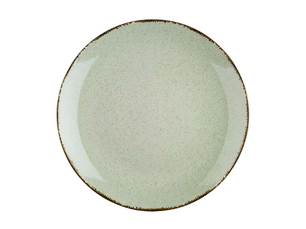 Plate flat Ø 27 cm Pearl green