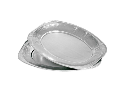 Serving platter Oval 24.3x35 cm Alu