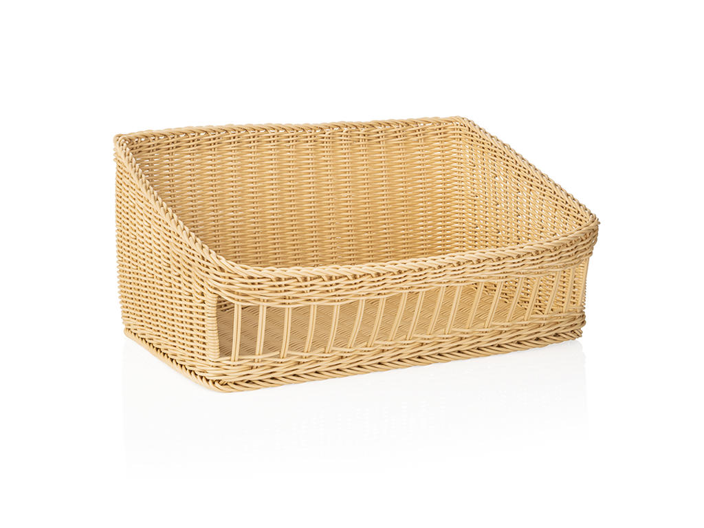 Bread Basket Light Beige 60x40x27/16 cm Weave
