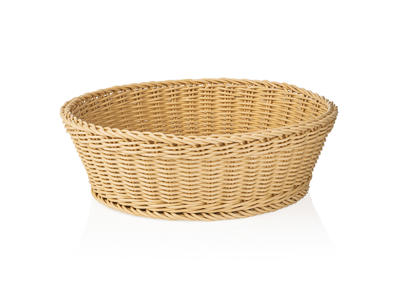 Bread Basket Light Beige Ø 42 cm H12 cm Weave