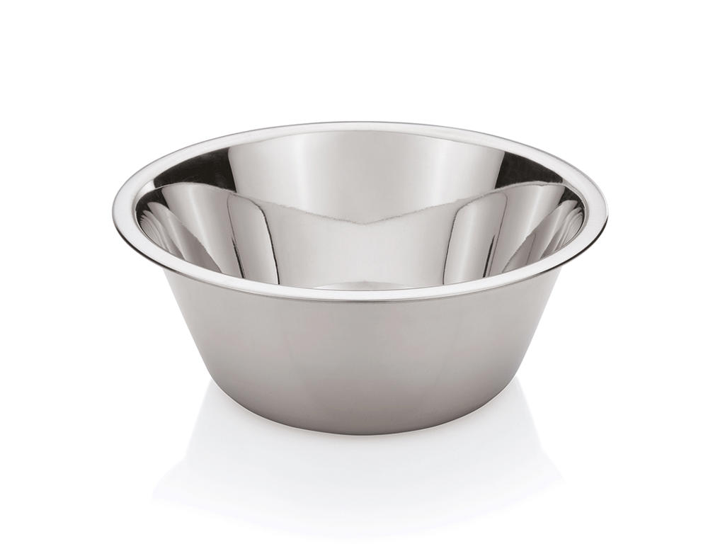 Conical stainless steel bowl 12 liters Ø 36cm