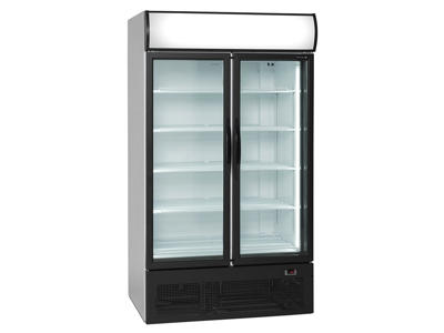 Display refrigerator 710 l White with 2 doors lighto