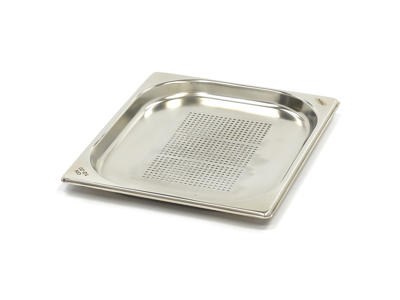 Perforated Canteen Container 1 / 2GN in Stainless Steel | 20mm
