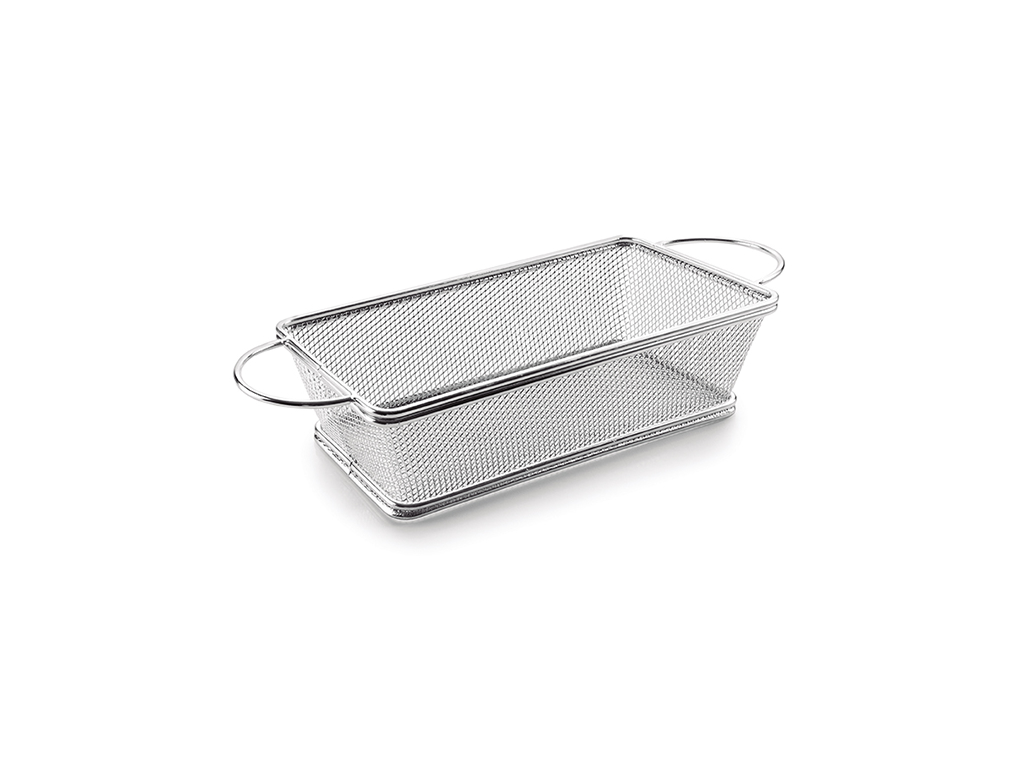 Frying basket Mini rectangle 21x11 cm RF - 2 handles