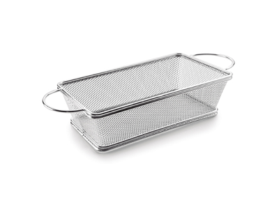 Frying basket Mini rectangle 21x11 cm RF - 2 handles