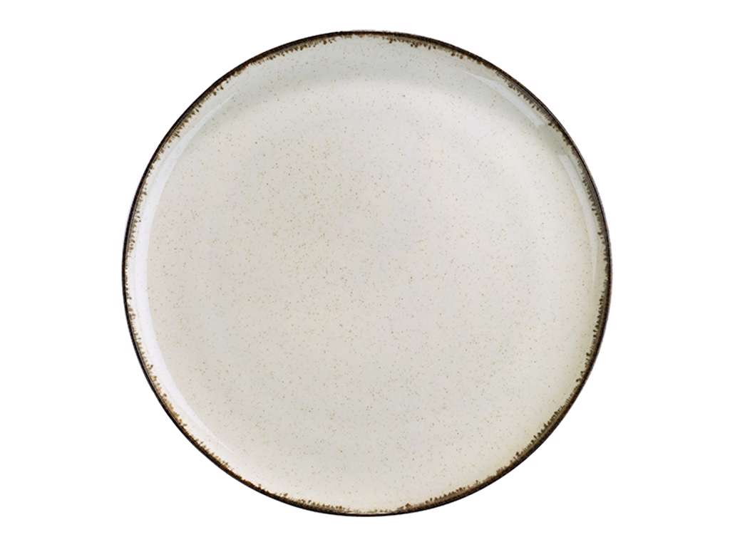 Plate flat Ø 24 cm Pearl Cream