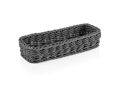 Cutlery basket Gray 27x10x5 cm Weaver Pro