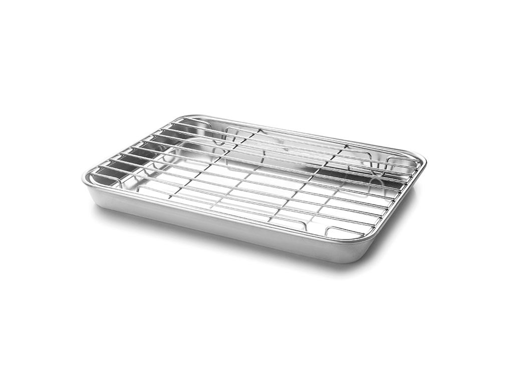 Drip tray with grate 26.5x20.5 cm