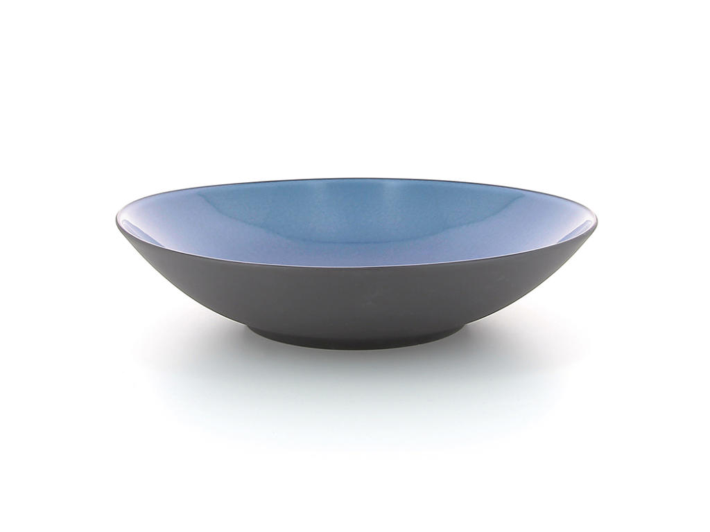 Plate Deep Ø24 cm Blue Equinoxe