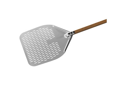 Pizza shovel 36x36 cm perf. 150 cm Woodtec