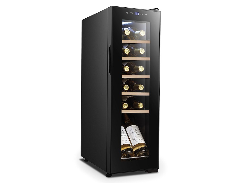 Black Wine Cooler 12 Bottles