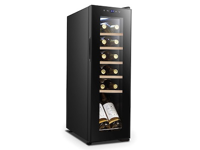 Black Wine Cooler 12 Bottles