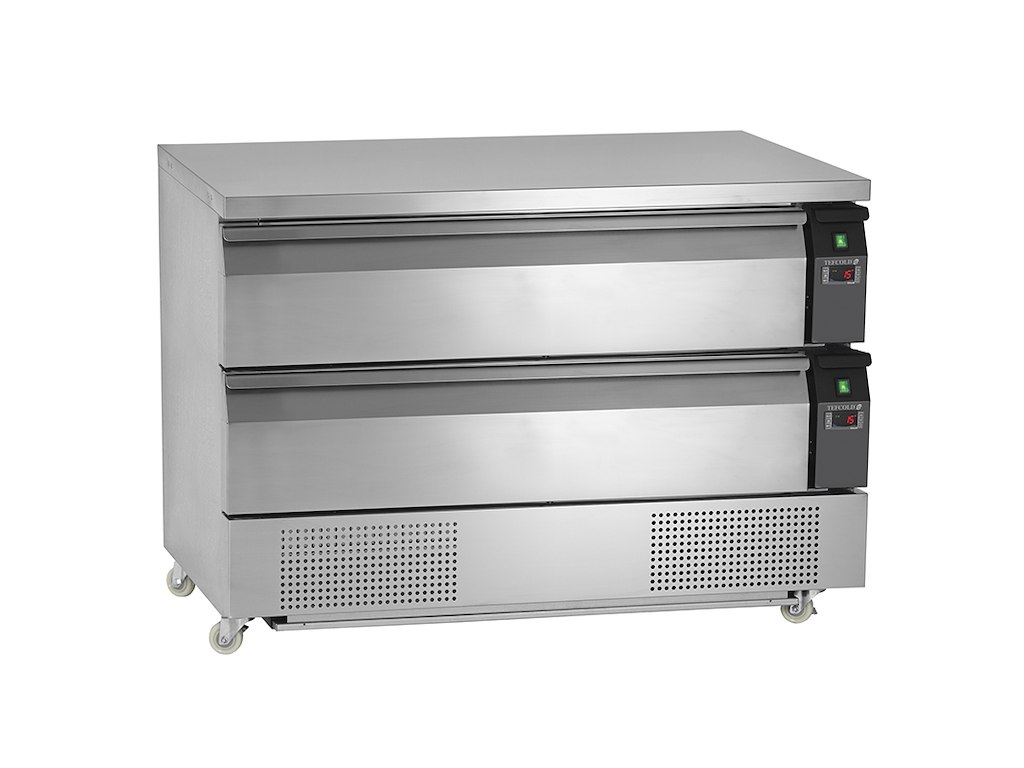 Refrigeration/freezing table with 2 drawers GN3/1