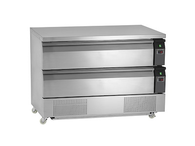 Refrigeration/freezing table with 2 drawers GN3/1