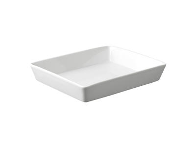 Dish porcelain 24x17x6 cm Aroma White
