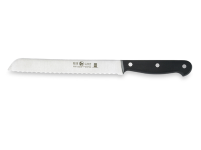 Bread Knife - Stainless Steel - Black - 200mm - Serrated Edge