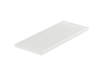 Tray 4 holes 24.5x10 cm White Mealplak