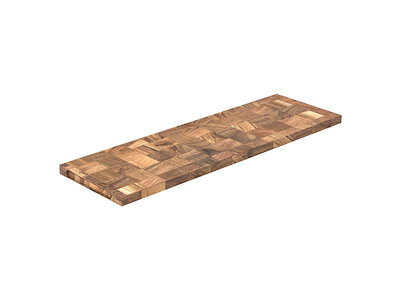 Chopping Board in Acacia Wood Chequered 60 x 20 x 3 cm
