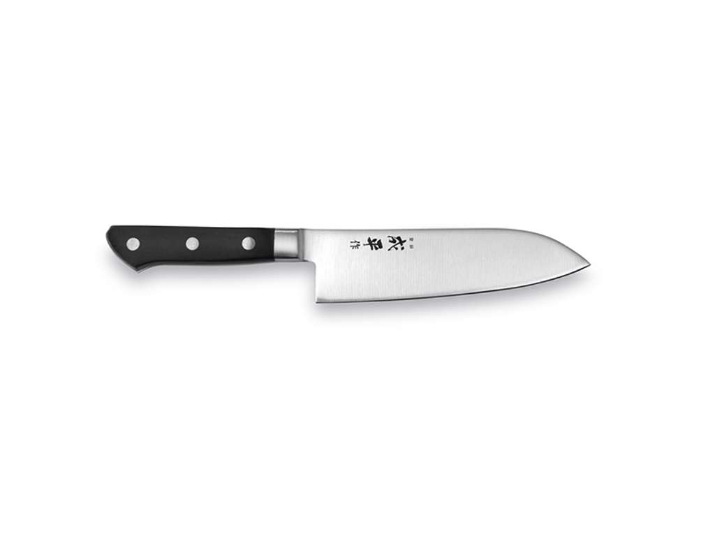 Santoku knife 16.5 cm Narihira Basis black