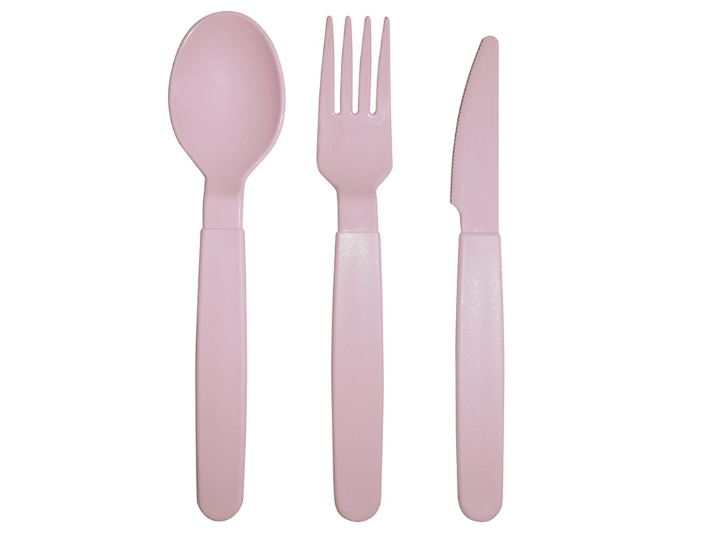 Cutlery set 3 pieces Light pink