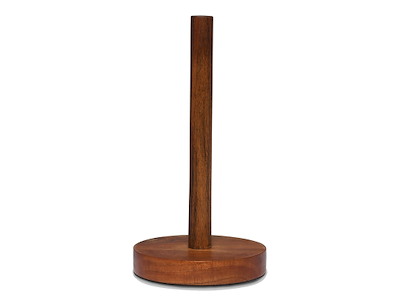 Kitchen roll holder Acacia Ø 15 cm h 30 cm