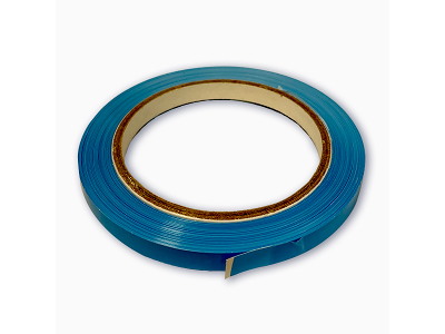 Tape for bag closer 09 mm Blue 66 mtr.