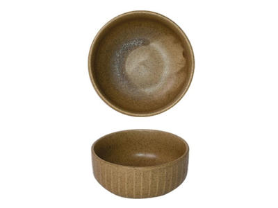 Bowl High Ø11.5 cm Brown Gordion